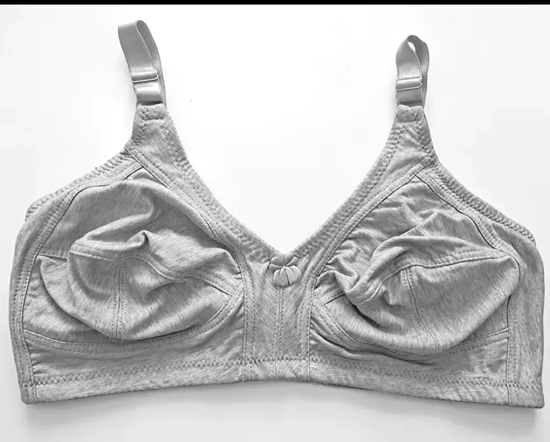 BUY 1 GET 2 FREE IMPORTED PURE STRETCHABLE COTTON BRA - Shoptiqu