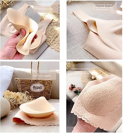 New Arrivals Thai Latex Bra Women One Piece Wire Free Seamless Underwear Comfortable Sports Bras - Shoptiqu