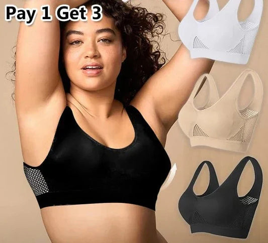 BUY 1 Get 2 FREE Breathable Cool Liftup Air Bra - Shoptiqu