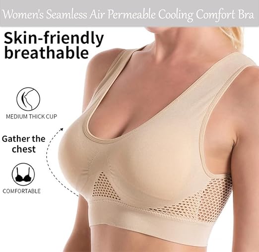 BUY 1 Get 2 FREE Breathable Cool Liftup Air Bra - Shoptiqu