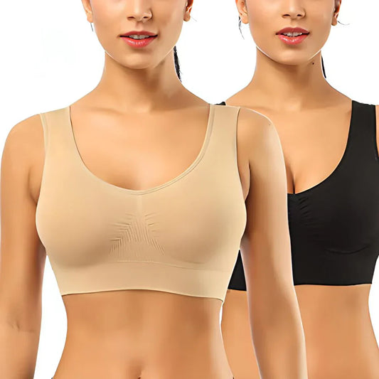 Buy 1 Get 1 Free Imported Soft Cotton Non Paded Bra - Shoptiqu