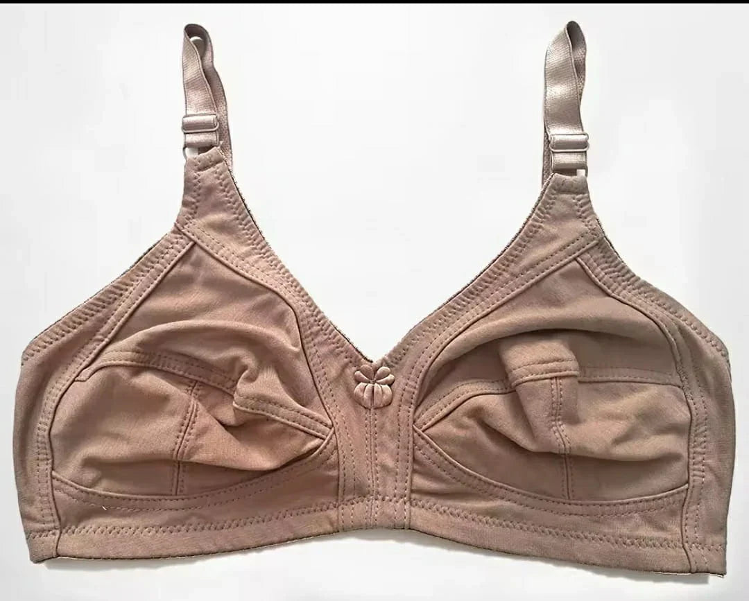 BUY 1 GET 2 FREE IMPORTED PURE STRETCHABLE COTTON BRA - Shoptiqu